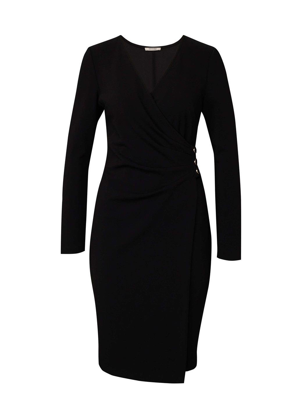 Черное кэжуал платье футляр Orsay однотонное