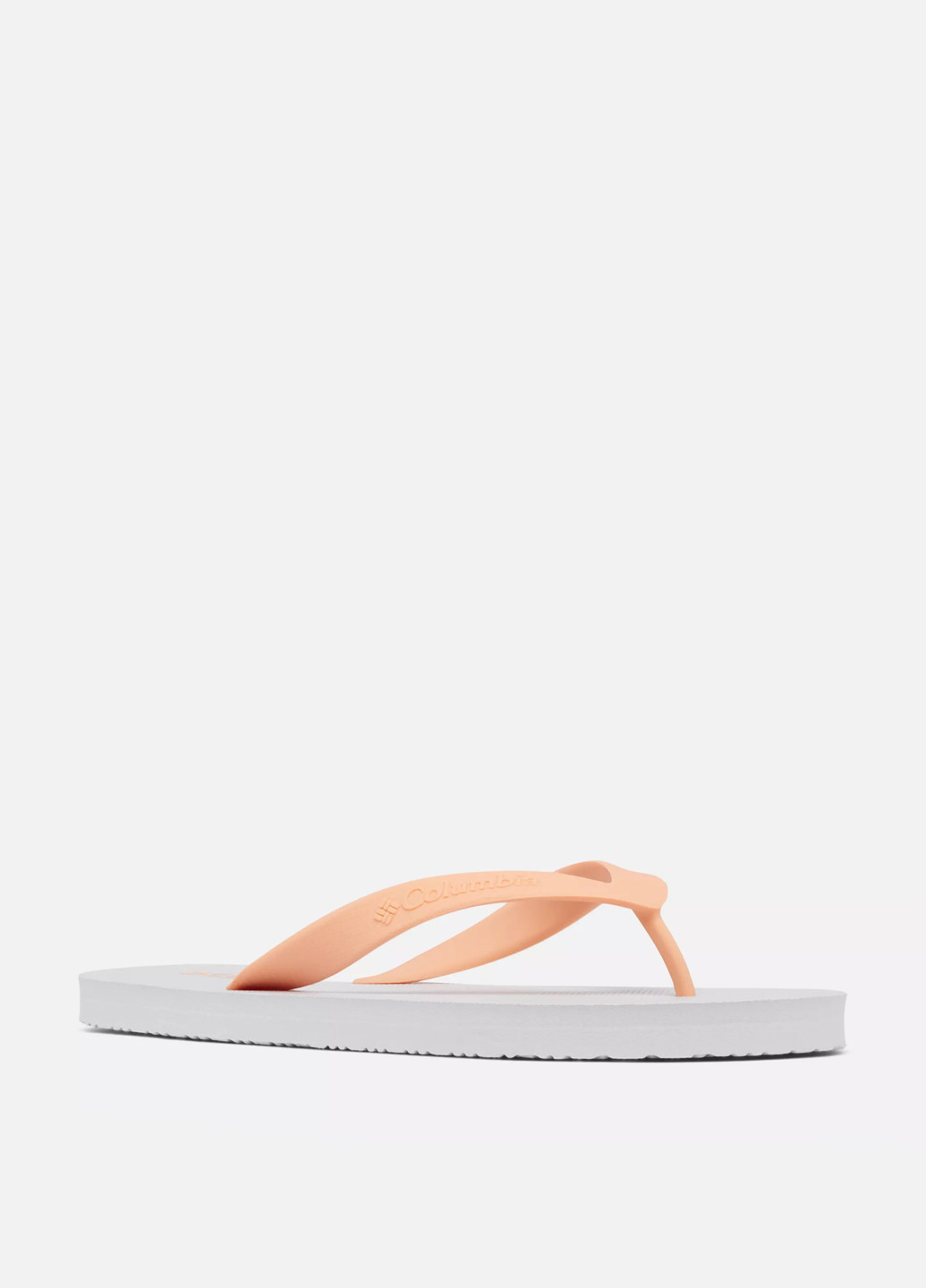 Светло-розовые кэжуал вьетнамки Columbia с логотипом, с тиснением