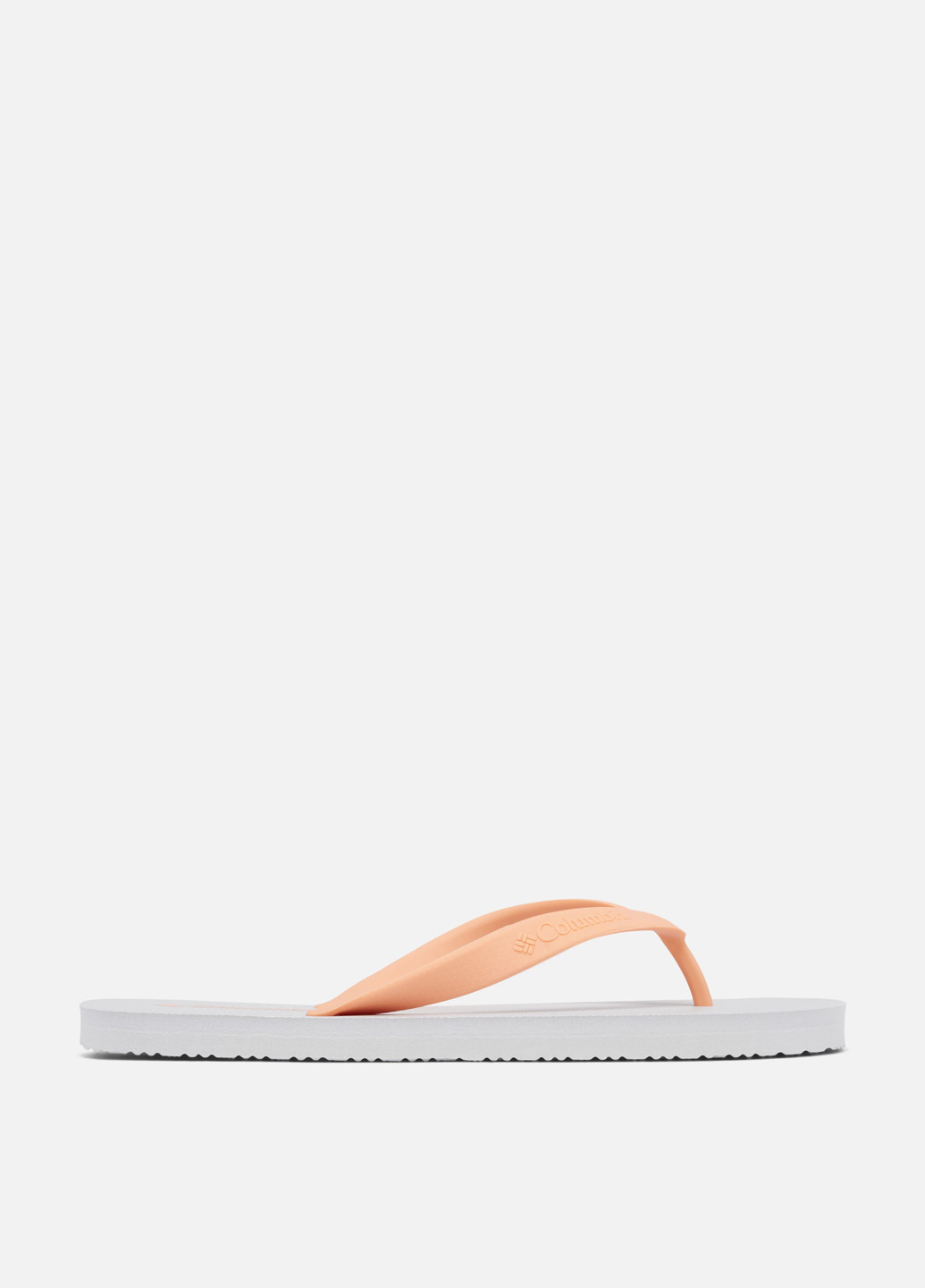 Светло-розовые кэжуал вьетнамки Columbia с логотипом, с тиснением