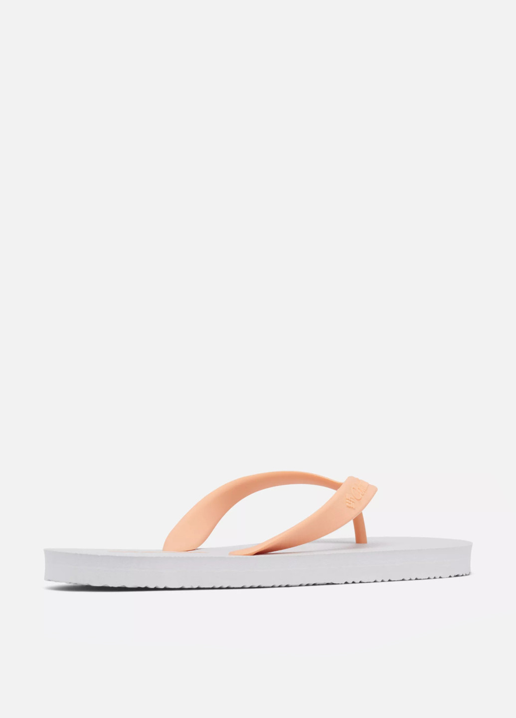 Светло-розовые кэжуал вьетнамки Columbia с логотипом, с тиснением