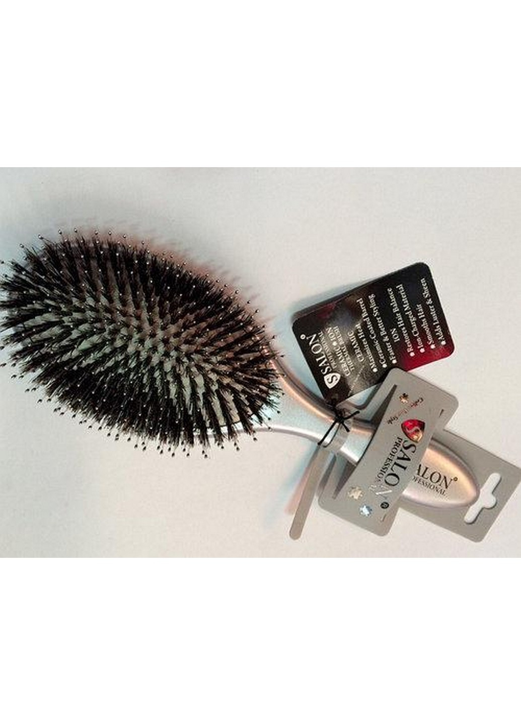 Щётка для волос с комбинированной щетиной металлик К 84 APB-SCI No Brand (254844075)