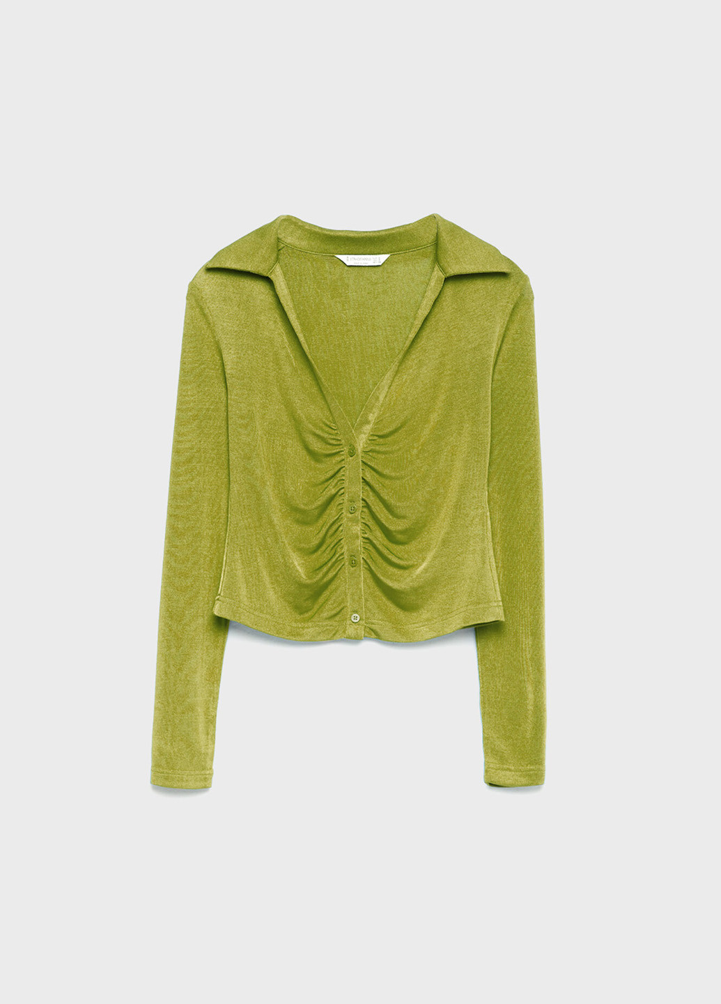 Зелена блуза Stradivarius