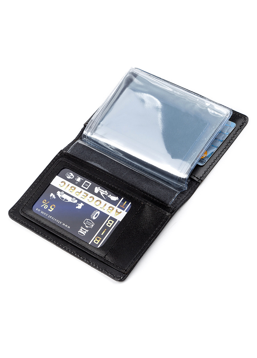 Кожаная обложка на водительские документы 9,5х13х0,5 см Shvigel (253491397)