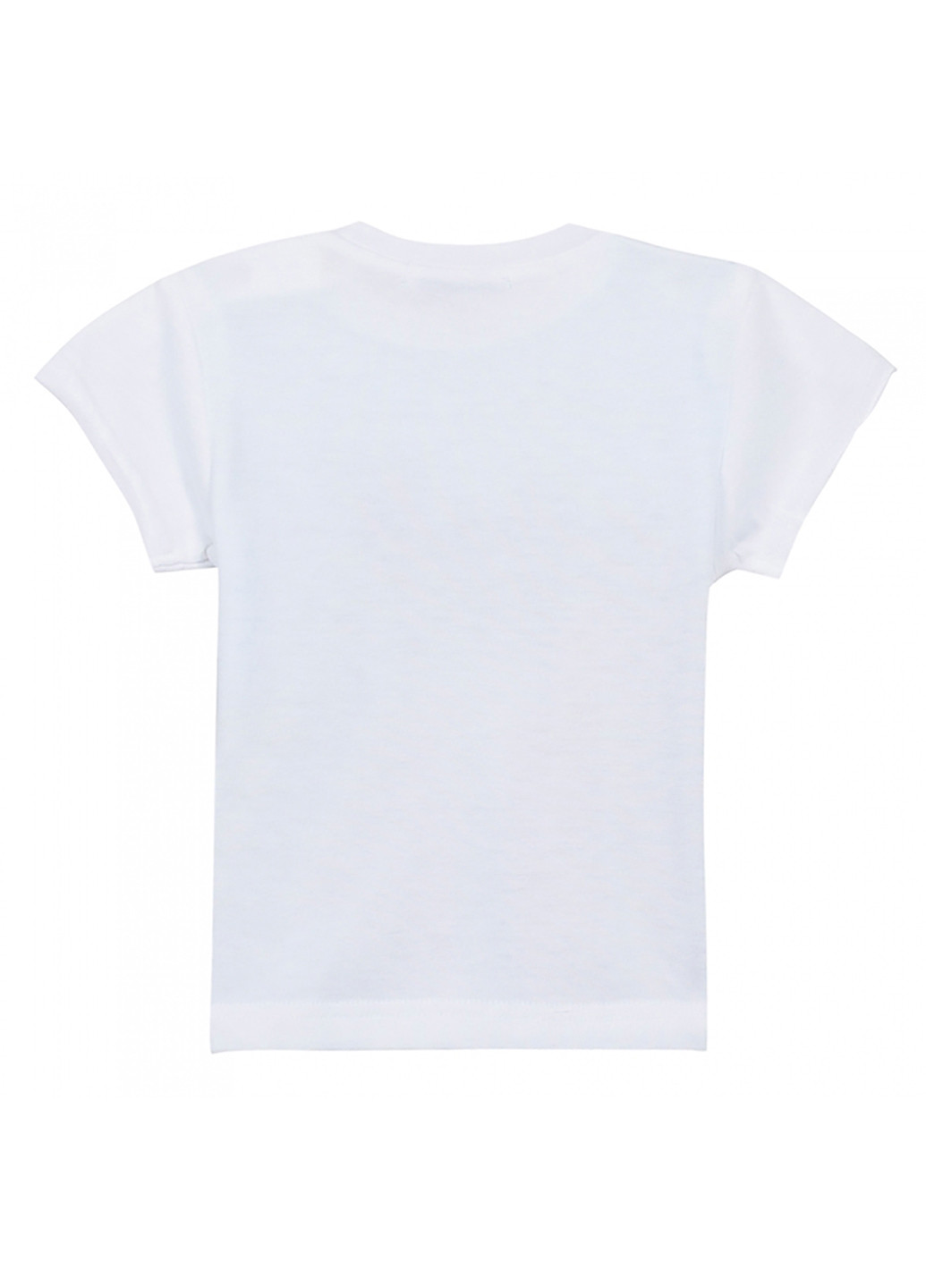 Белая летняя футболка с коротким рукавом 3 Pommes