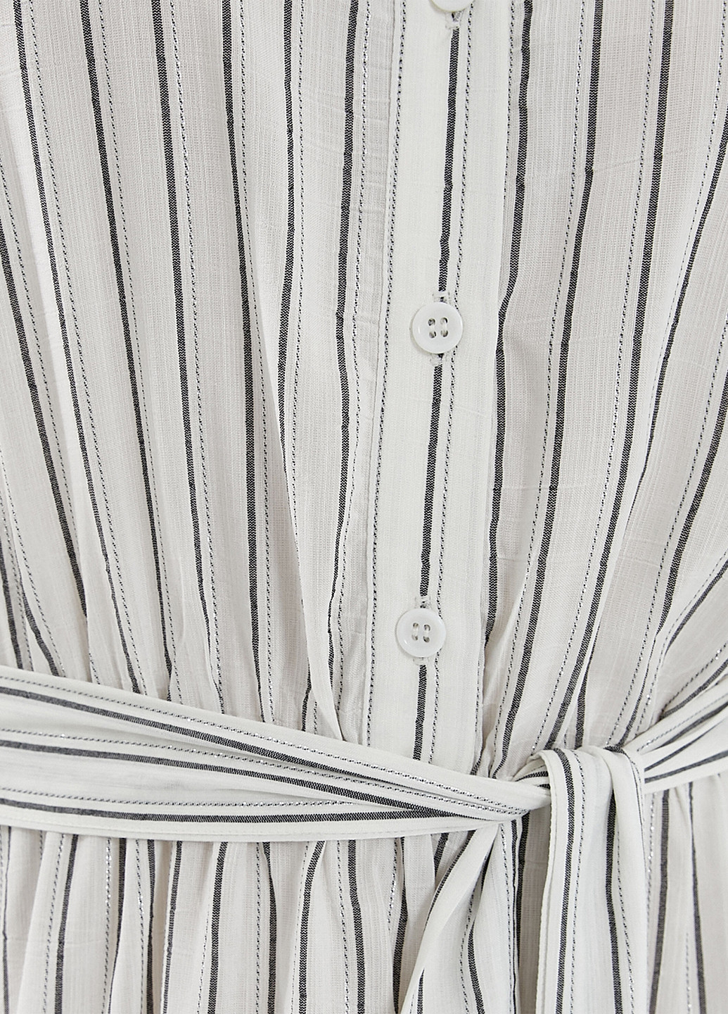 Чорно-білий кежуал сукня сукня-сорочка KOTON в смужку