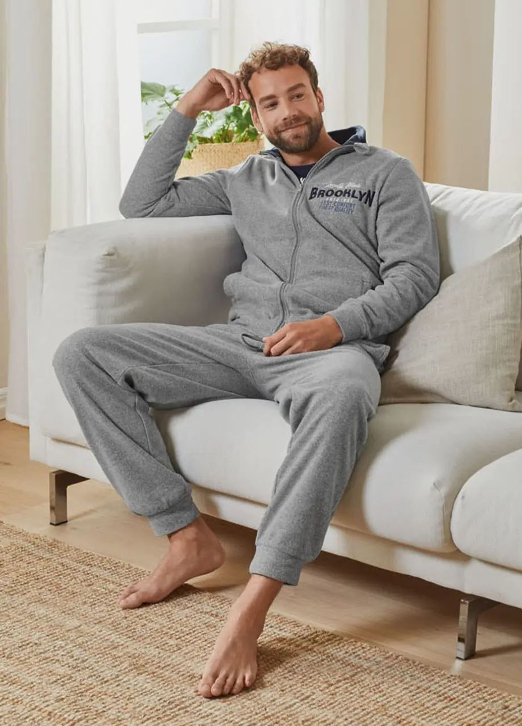 Сірий демісезонний костюм (кофта, штани) Livergy