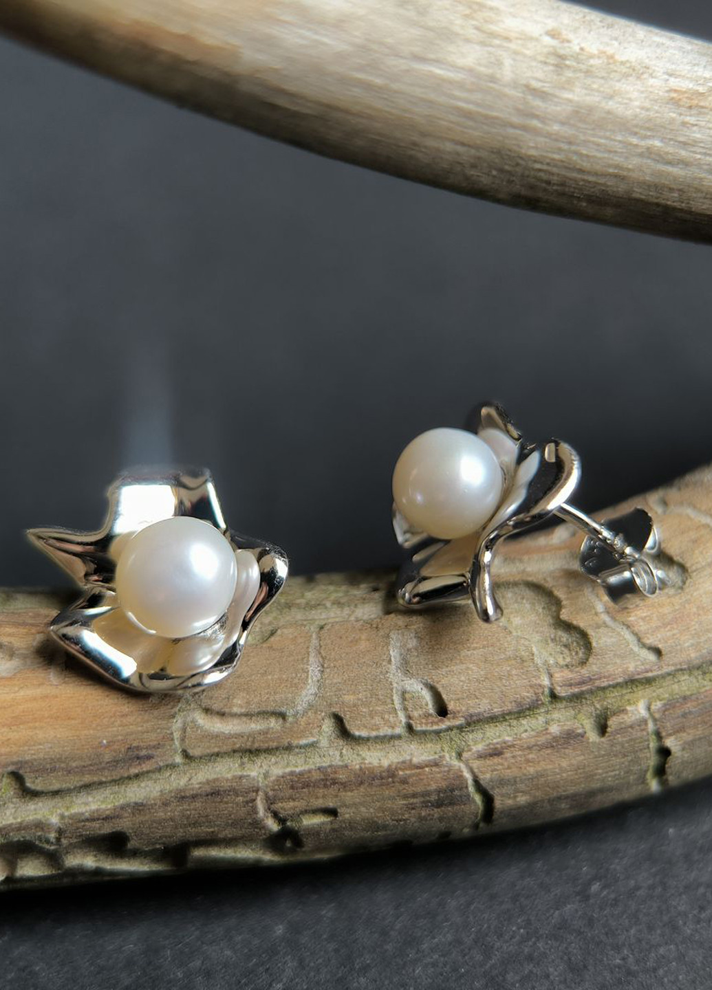 Сережки Silver Flame (350941324)