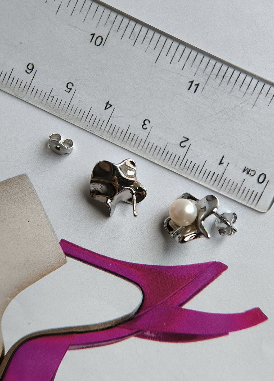 Сережки Silver Flame (350941324)