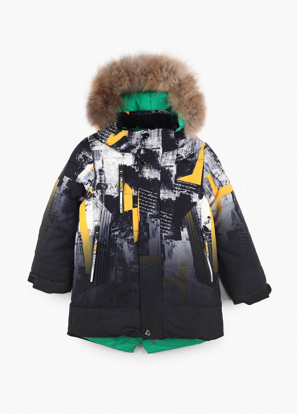 Комбинированная зимняя куртка Snowgenius