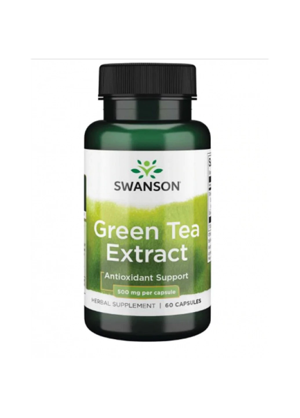 Экстракт зеленого чая Green Tea Extract 500 mg 60 капсул Swanson (255408645)
