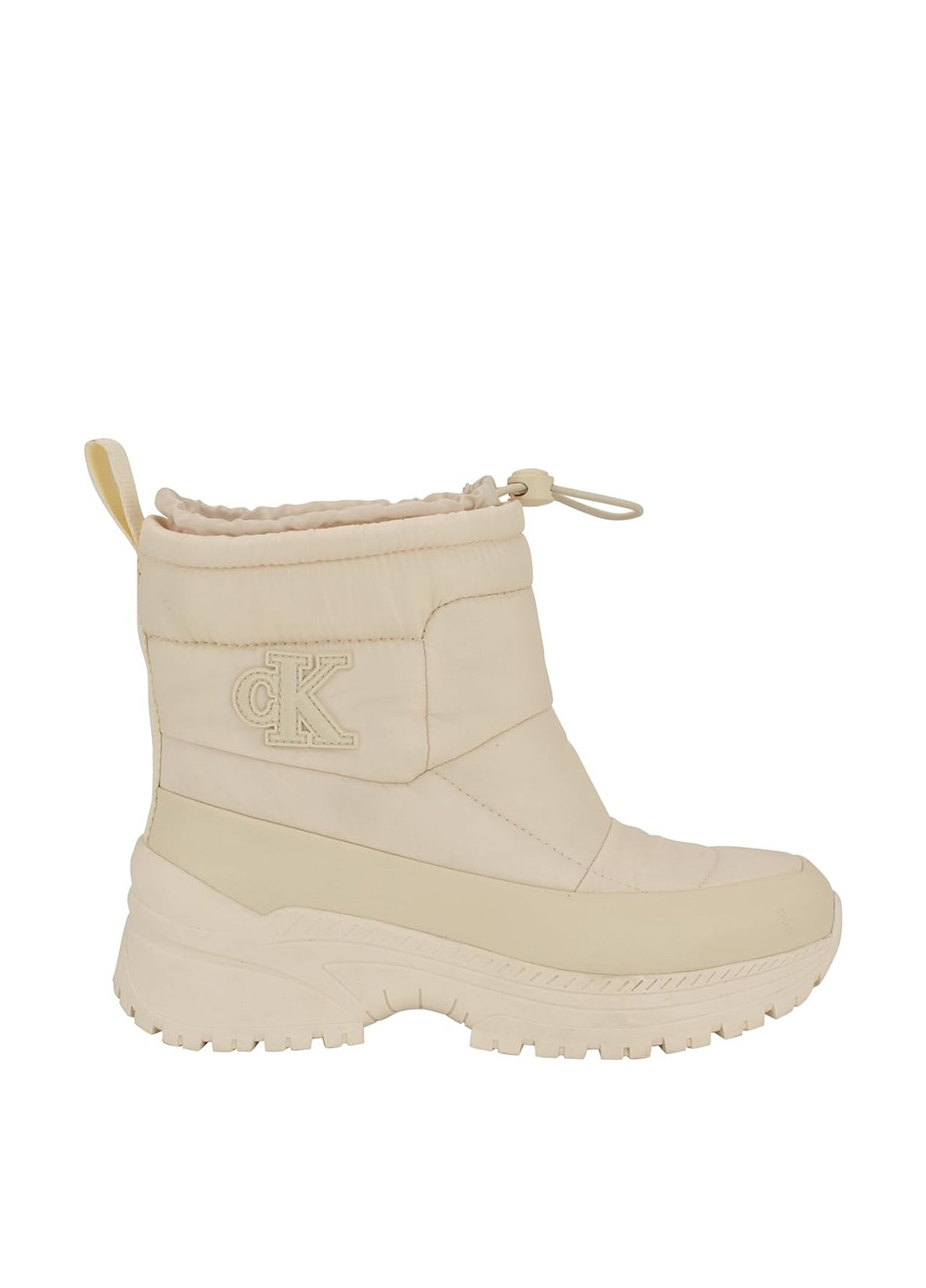 Зимние ботинки Calvin Klein с аппликацией, с логотипом из искусственной кожи, тканевые