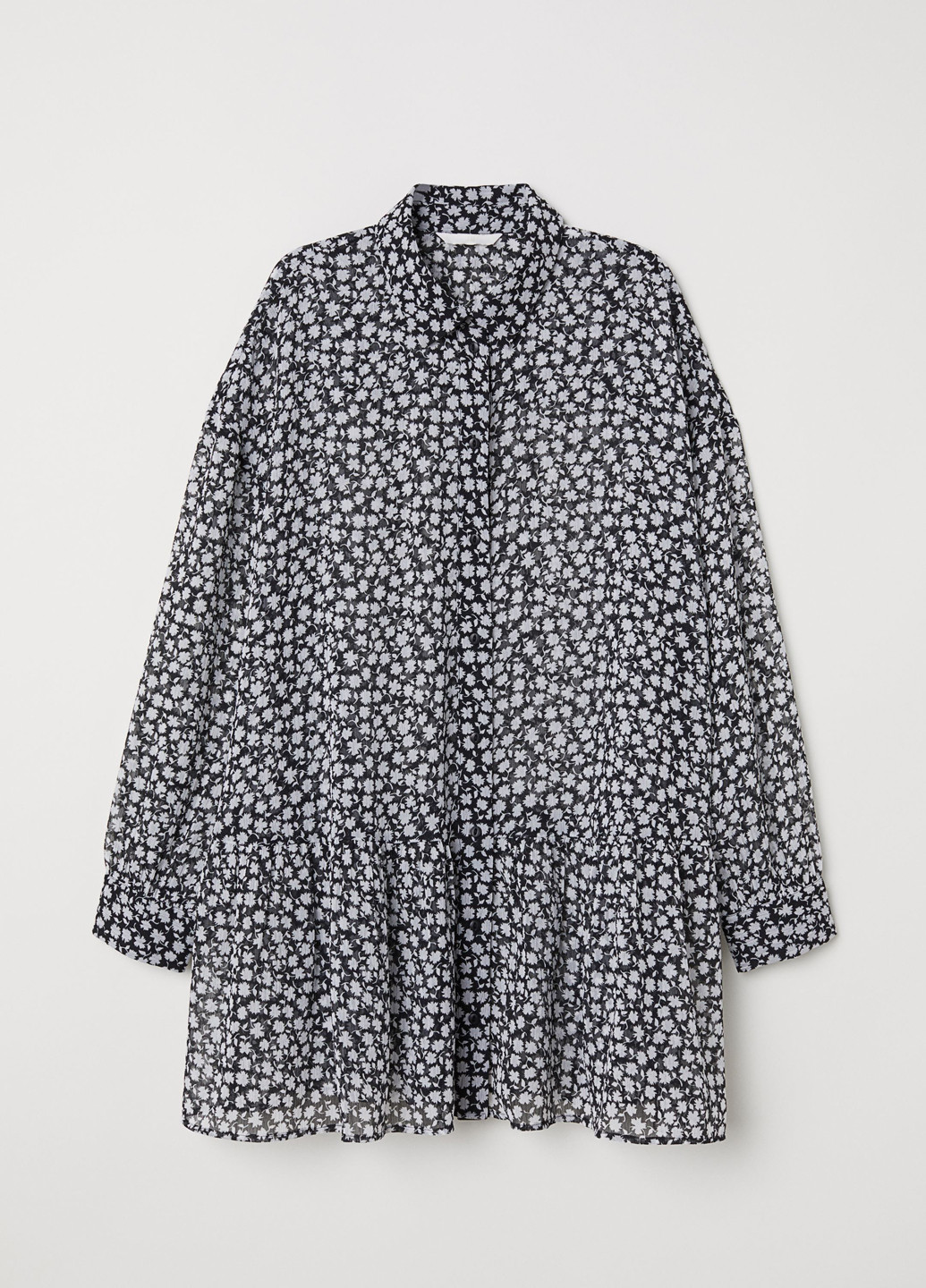 Чёрная блуза H&M