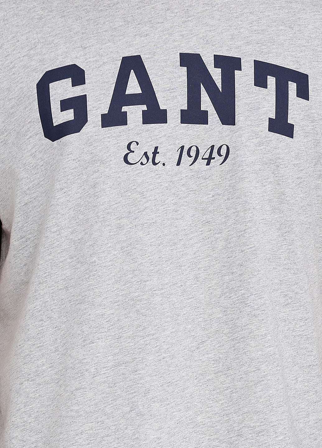 Серая летняя футболка Gant