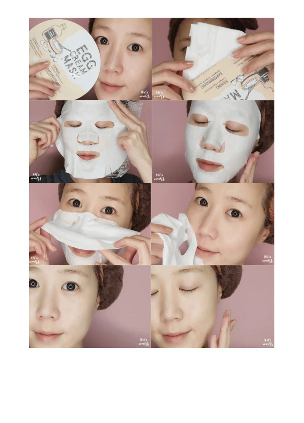 Маска тканинна Egg Cream Mask Firming, 28 мл Too Cool For School (184326244)