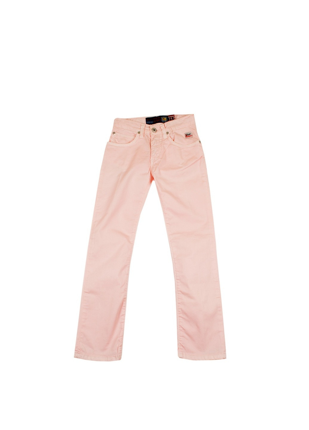 Розовые кэжуал демисезонные прямые брюки Roy Rogers