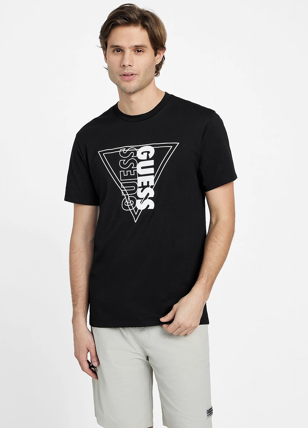 Чорна футболка Guess