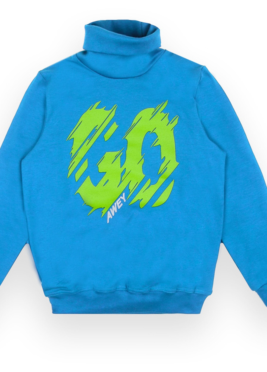 Голубой демисезонный детский свитер для мальчика sv-21-102-1 *go* Габби