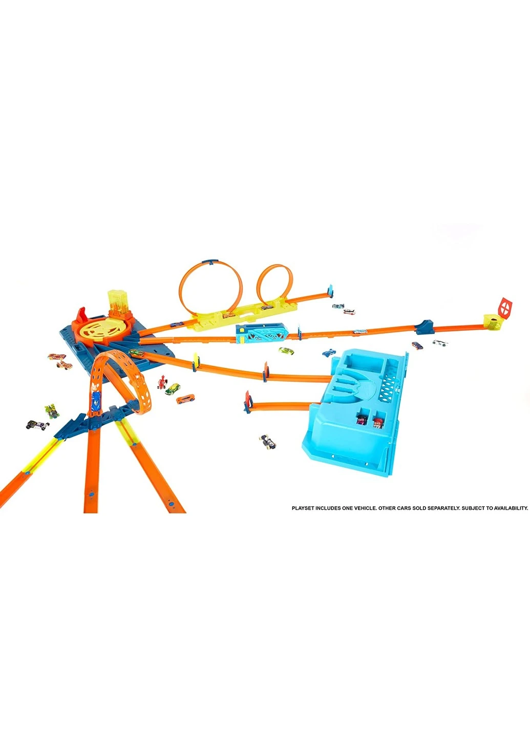 Трек Hot Wheels Track Builder Unlimited Rapid Launch Builder Box Конструктор Трас Мега-пуск (GVG11) Mattel (255665588)