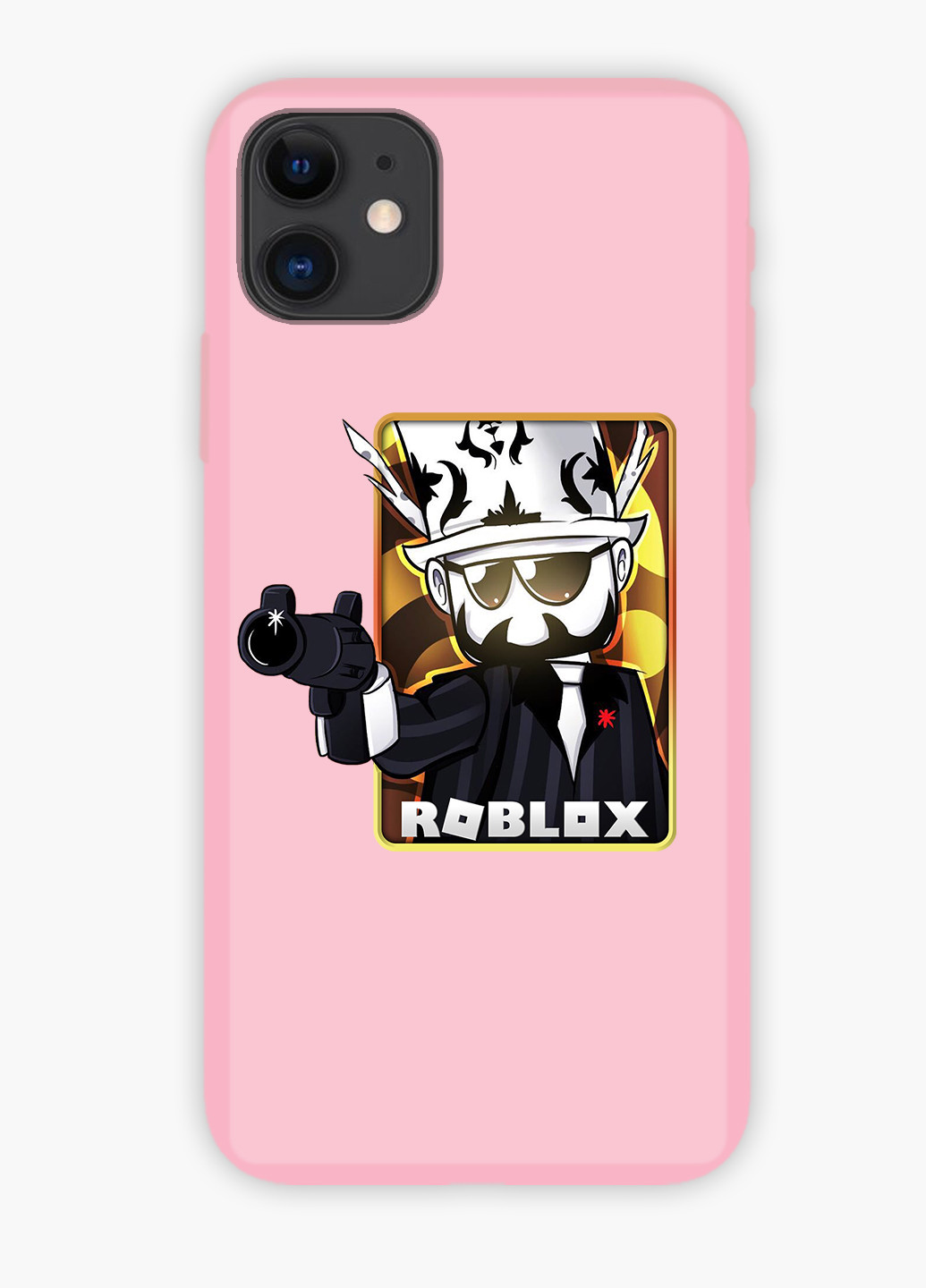 Чехол силиконовый Apple Iphone 7 plus Роблокс (Roblox) Белый (17364-1222) MobiPrint (219356948)