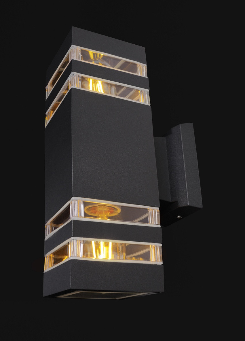 Фасадный светильник AL-26/2 E27 BK Brille (253894328)