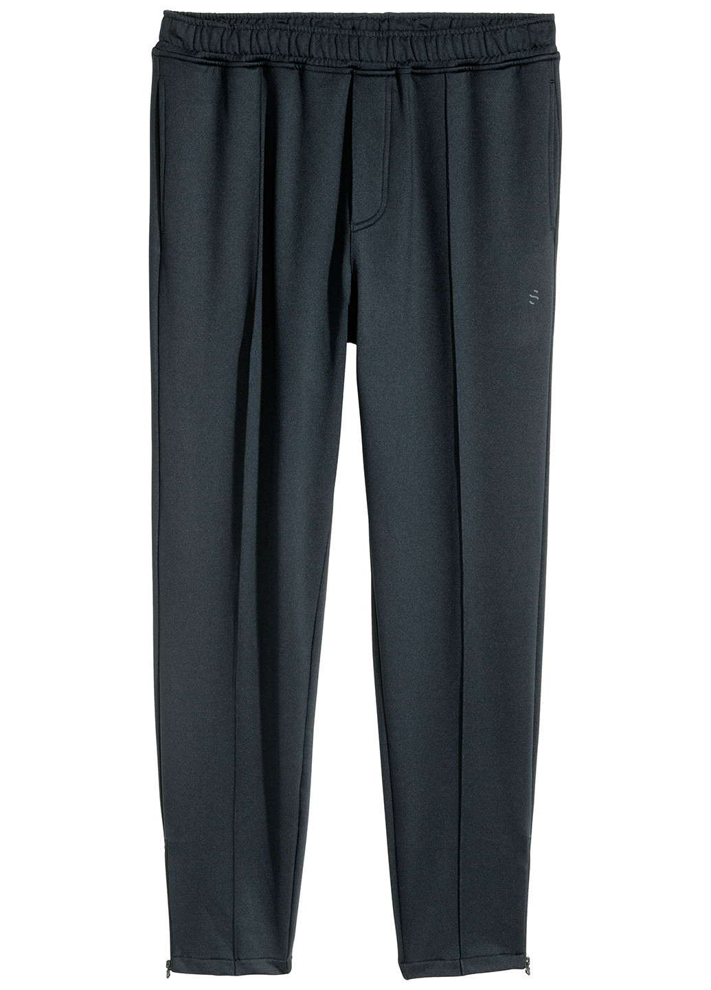 Темно-синие спортивные демисезонные со средней талией брюки H&M