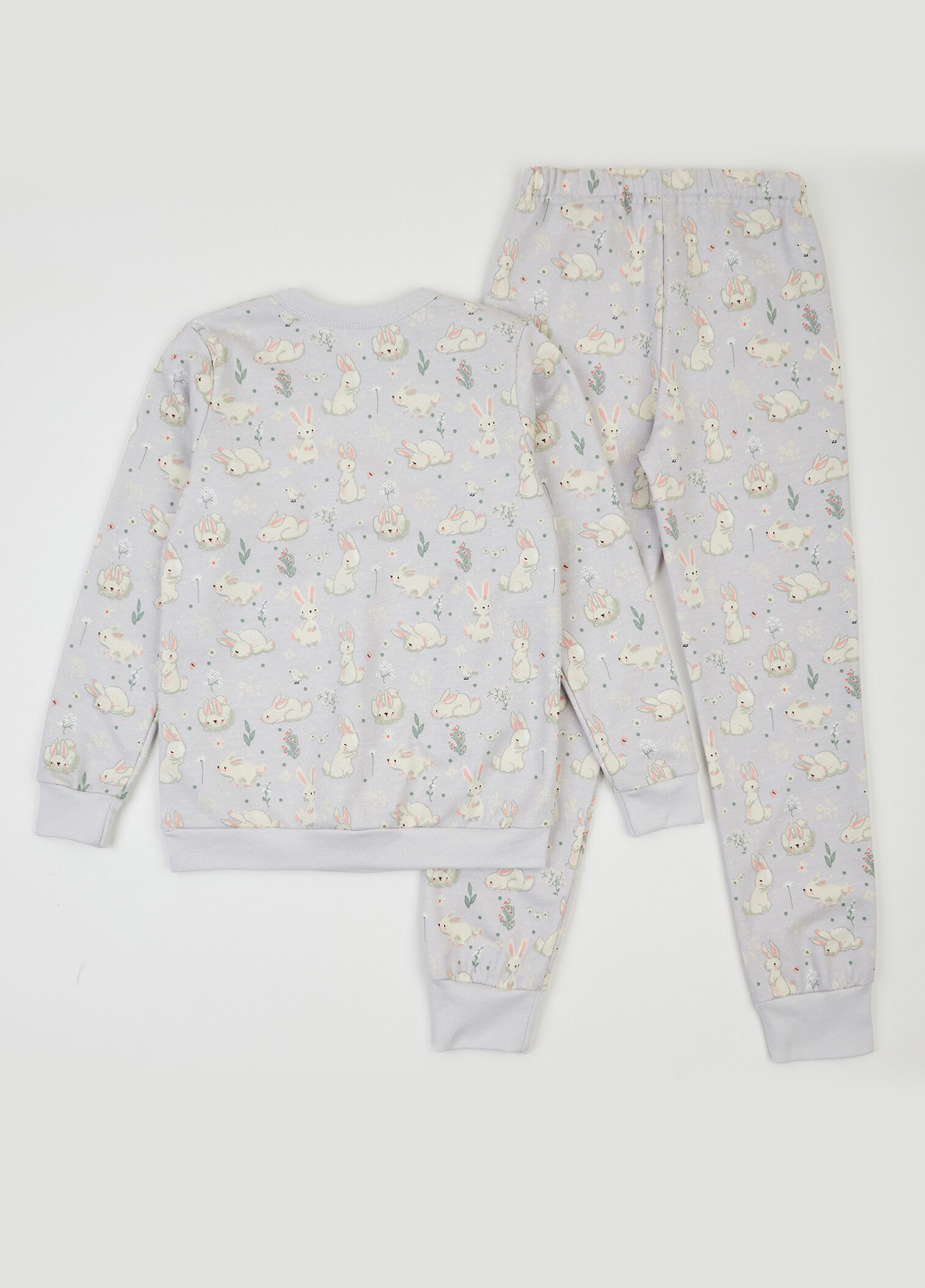 Светло-серая всесезон пижама (свитшот, брюки) свитшот + брюки Ляля