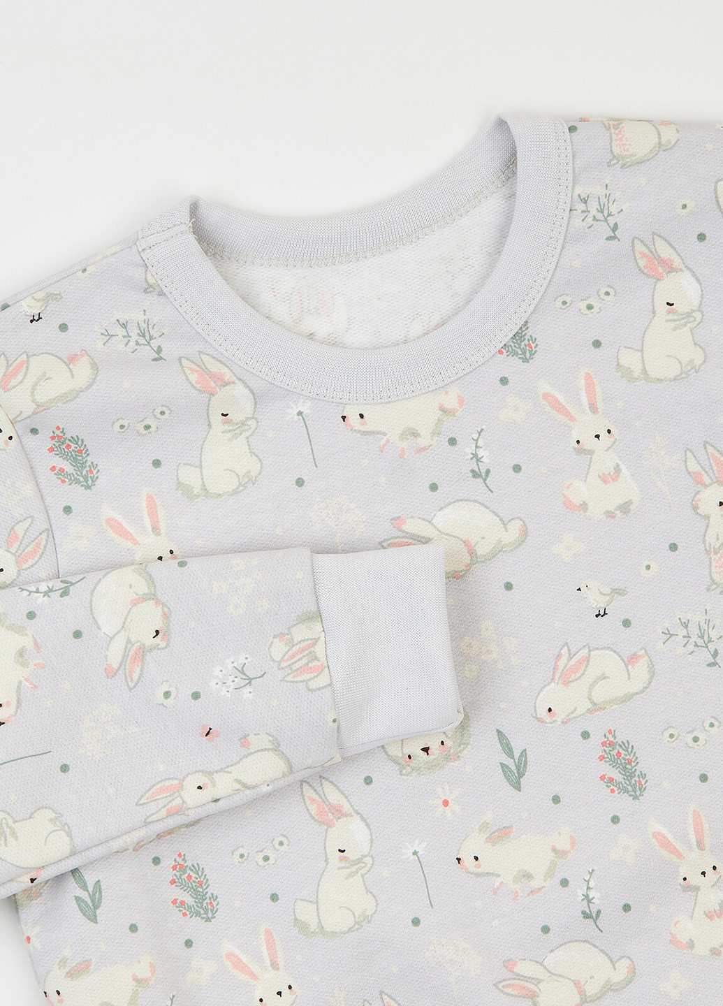 Светло-серая всесезон пижама (свитшот, брюки) свитшот + брюки Ляля