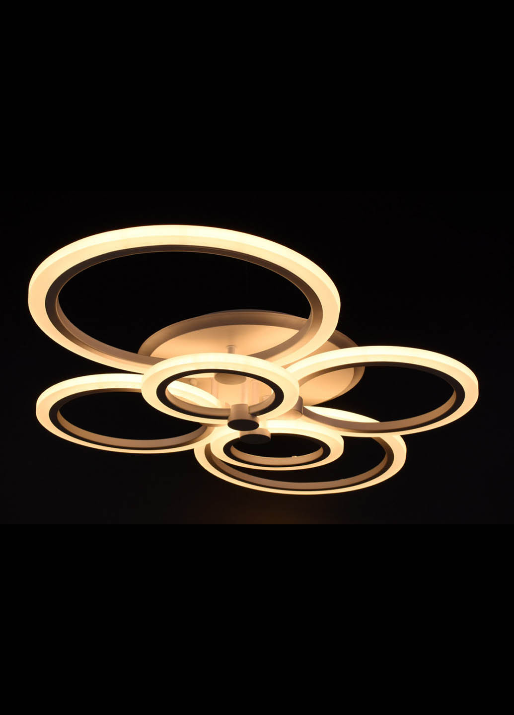 Люстра стельова LED з пультом A2374 / 6-RGB-wh Білий 11х57х77 см. Handmade (234538056)