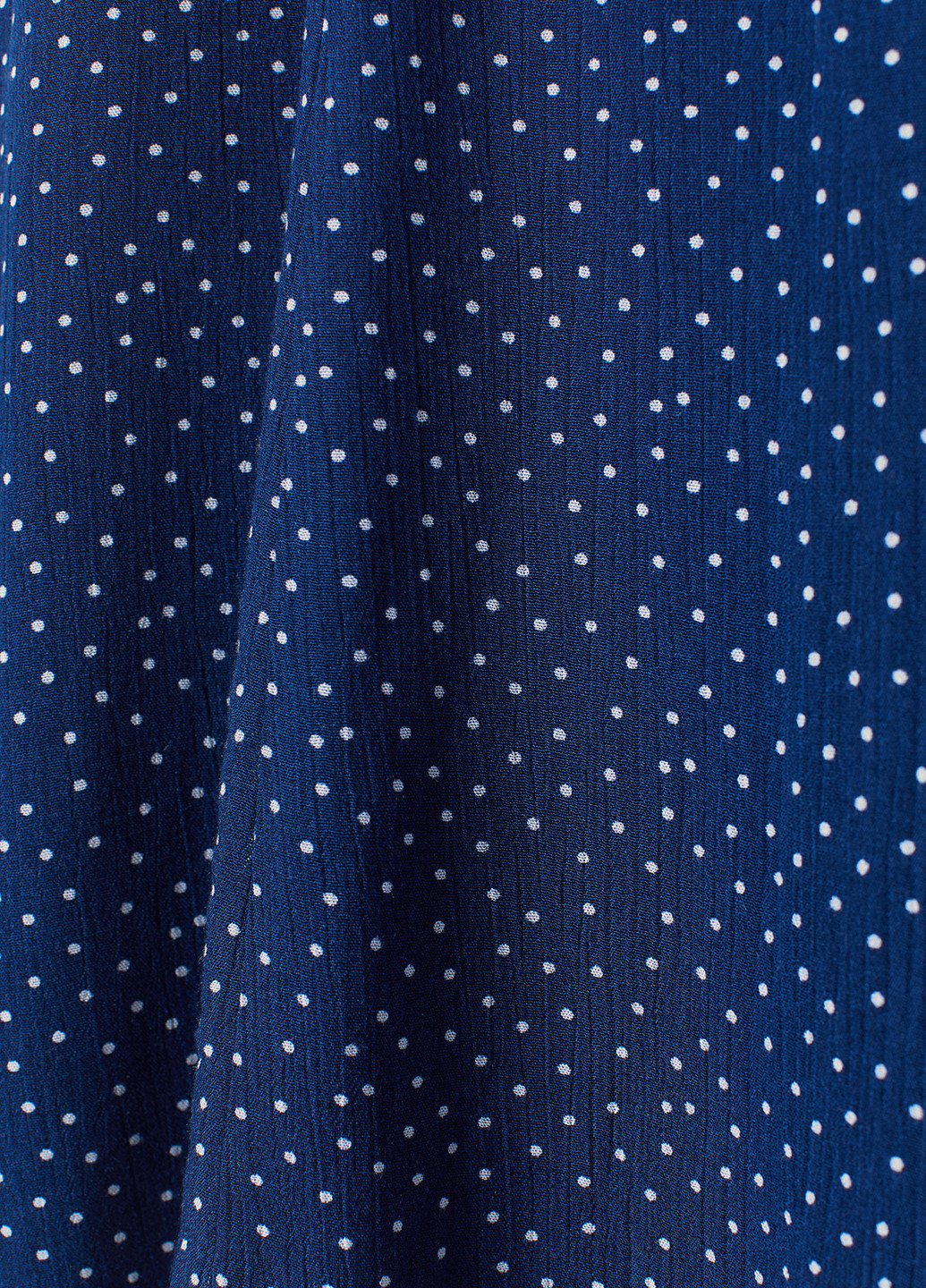 Темно-синее кэжуал платье а-силуэт H&M в горошек