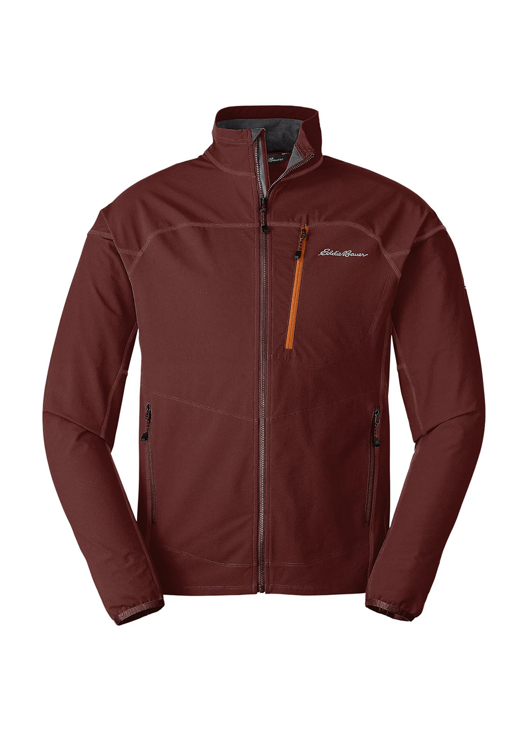 Темно-красная демисезонная куртка Eddie Bauer