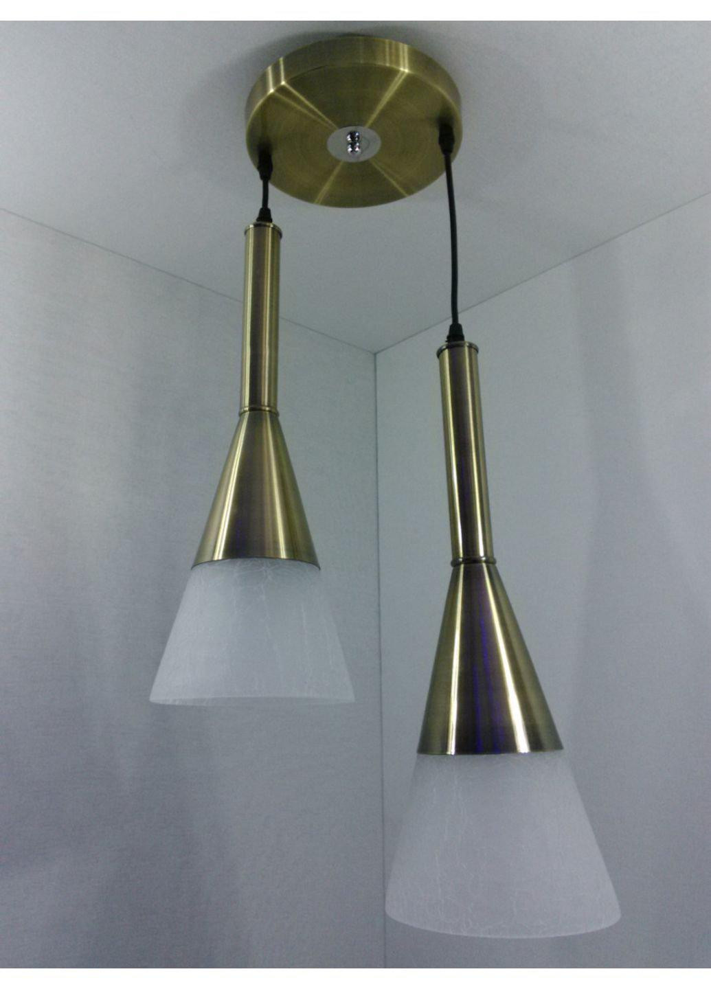 Люстра підвісна стельова на 2 лампочки 11066/2 Бронза 50х20х35 см. Sunnysky (253122212)