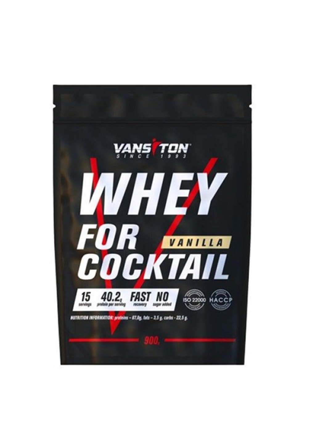 Протеїн Whey For Coctail 900 g 15 servings Vanilla Vansiton (253415933)