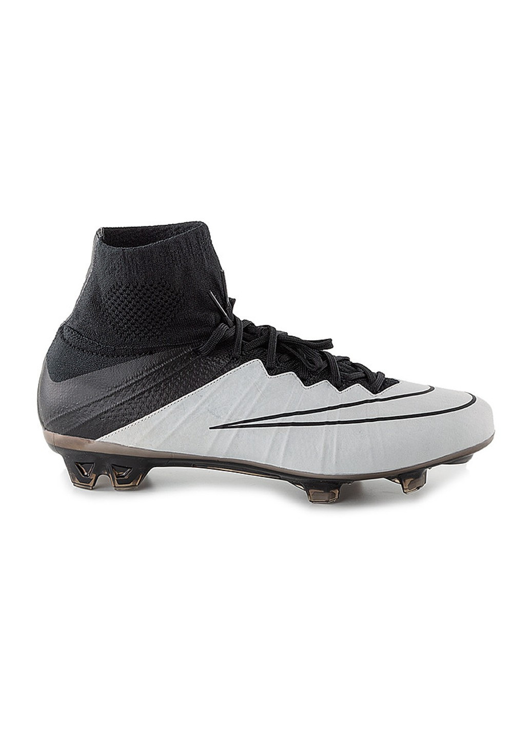 Черные бутсы mercurial superfly lthr fg Nike