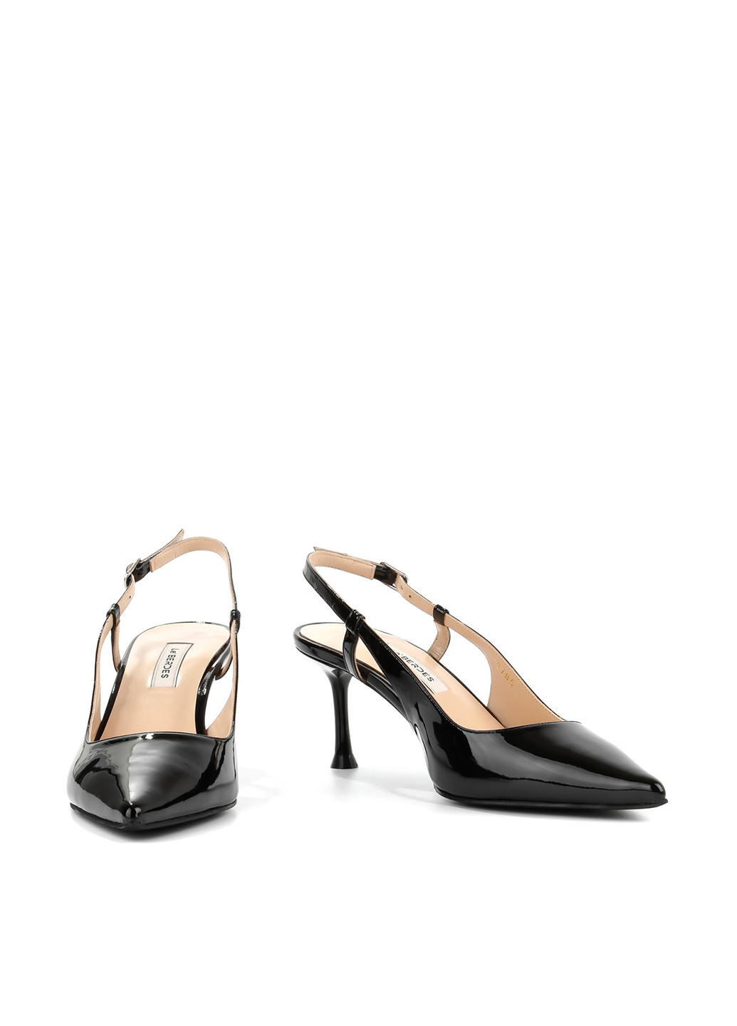 Le'BERDES Туфли слингбеки черный з натуральная кожа, украина — лето (360795602)