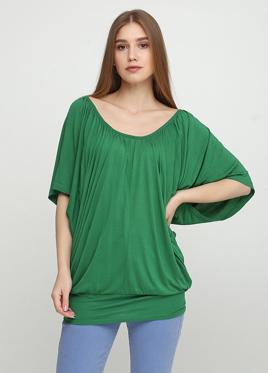 Зеленая демисезонная блуза Only