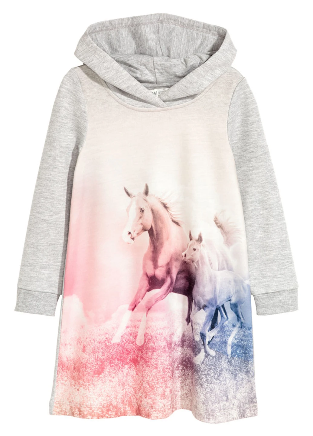 Светло-серое платье H&M (92412399)