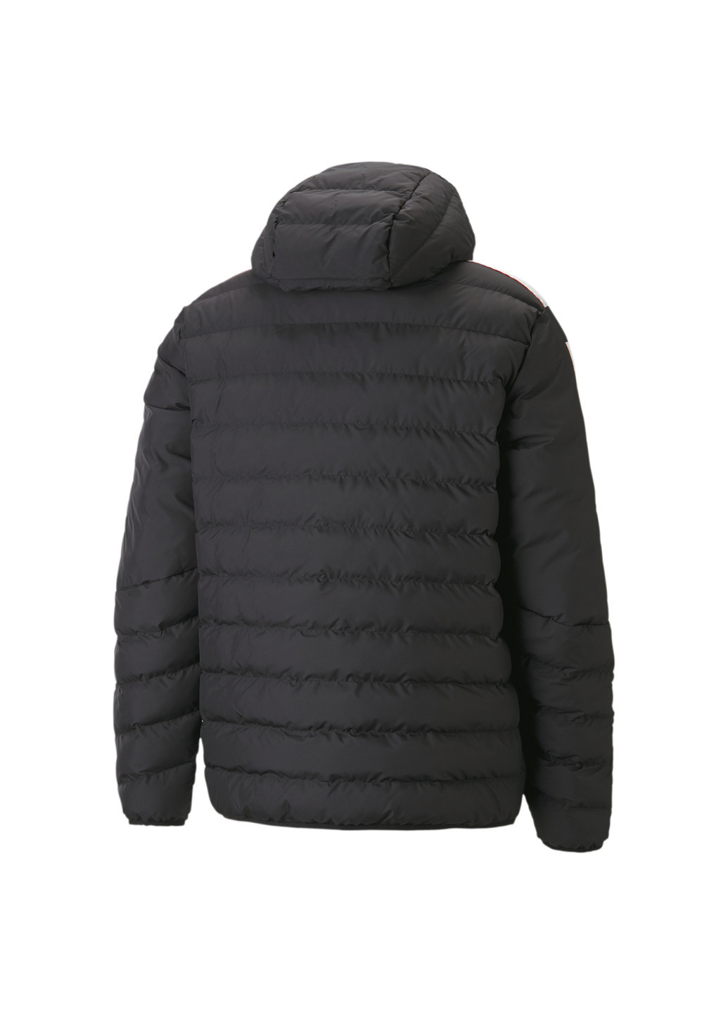 Чорна демісезонна куртка scuderia ferrari race mt7 ecolite jacket men Puma