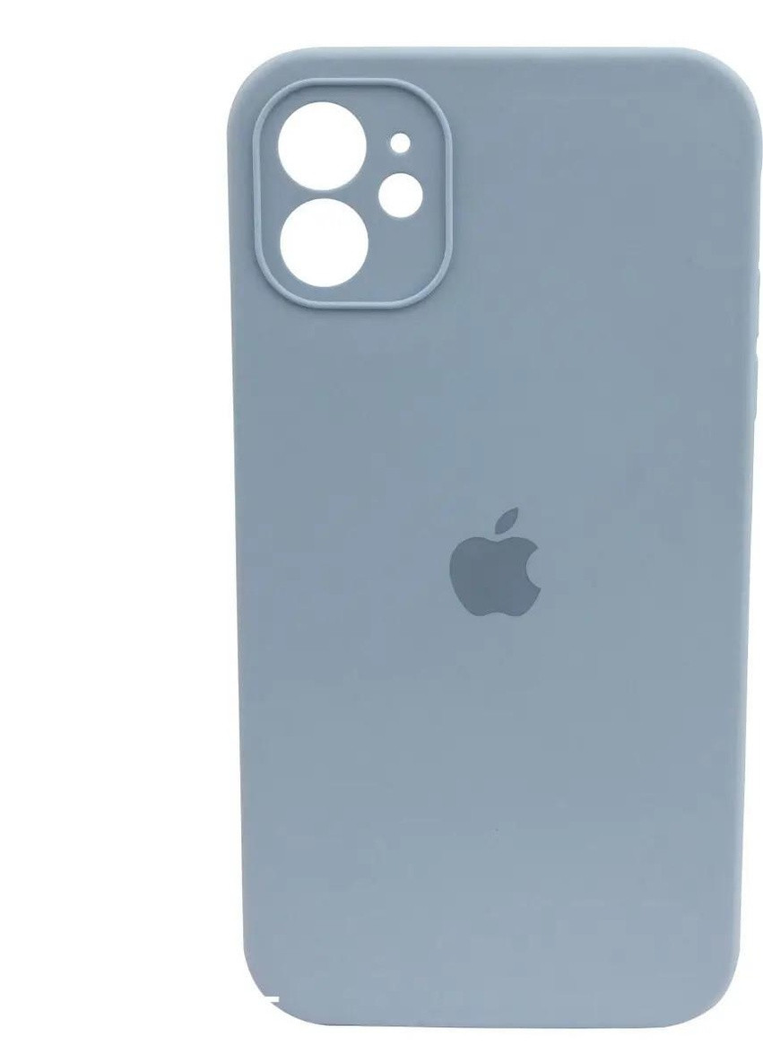 Силіконовий Чохол Накладка з Квадратними Бортиками Silicone Case для iPhone 11 Lilac Cream No Brand (254255654)