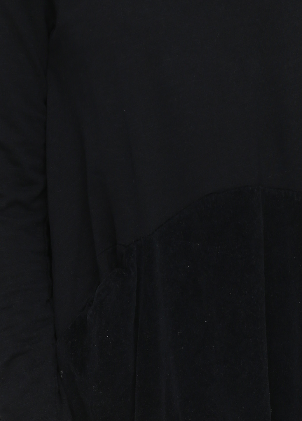Черное кэжуал платье оверсайз Made in Italy однотонное