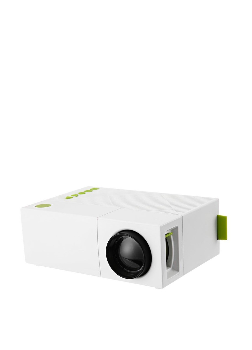 Мини проектор YG-310, 12,8х8,7х4,6 см Forus однотонный белый