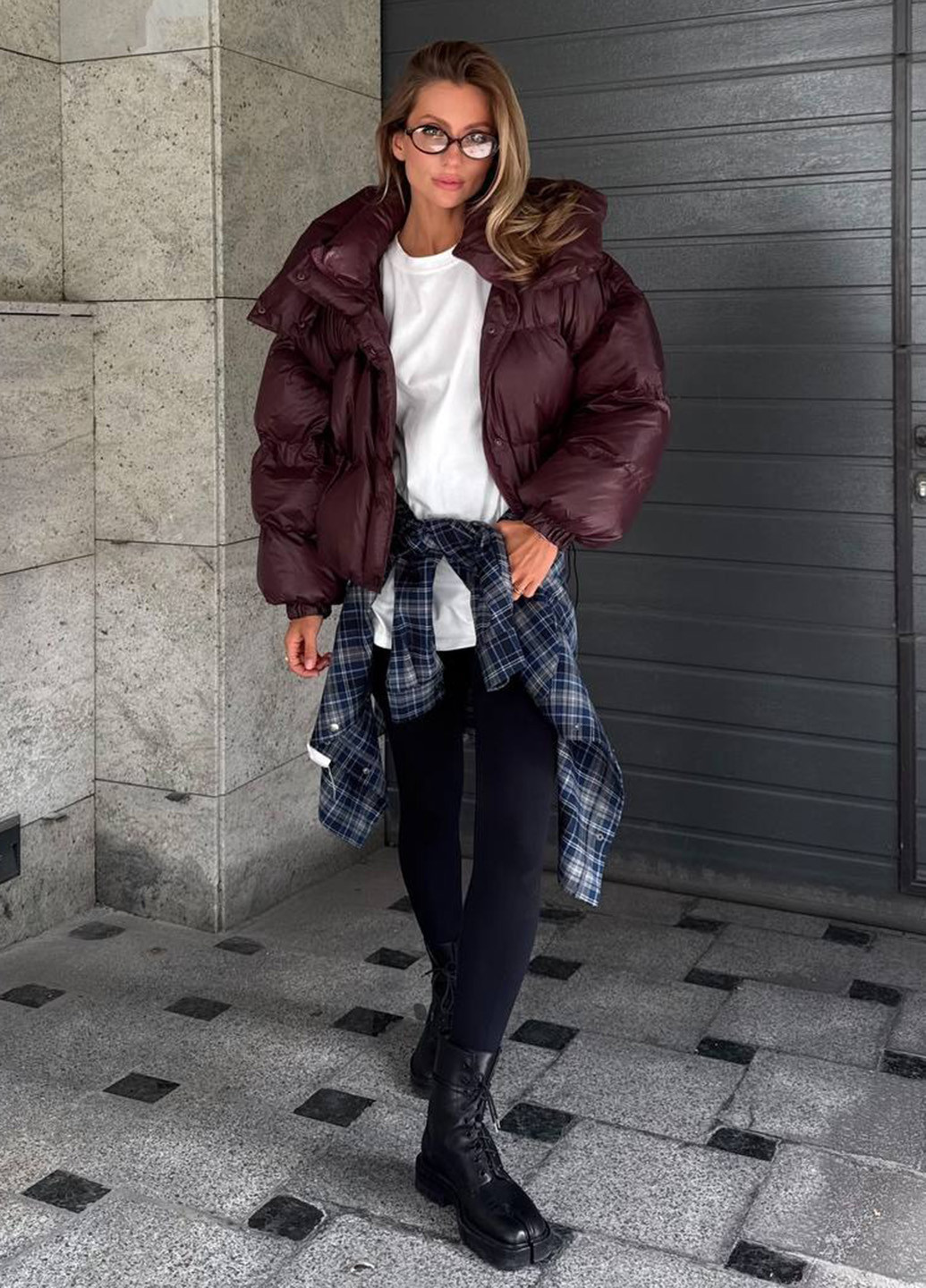 Бордовая зимняя куртка куртка-трансформер No Brand