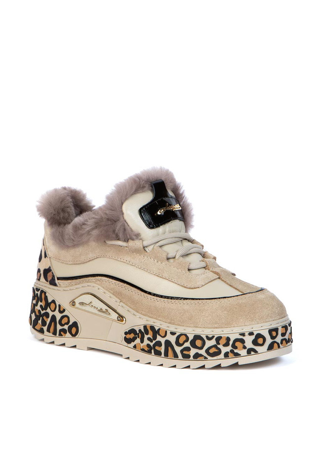 Кроссовки Evromoda бежевые зима (314814847)