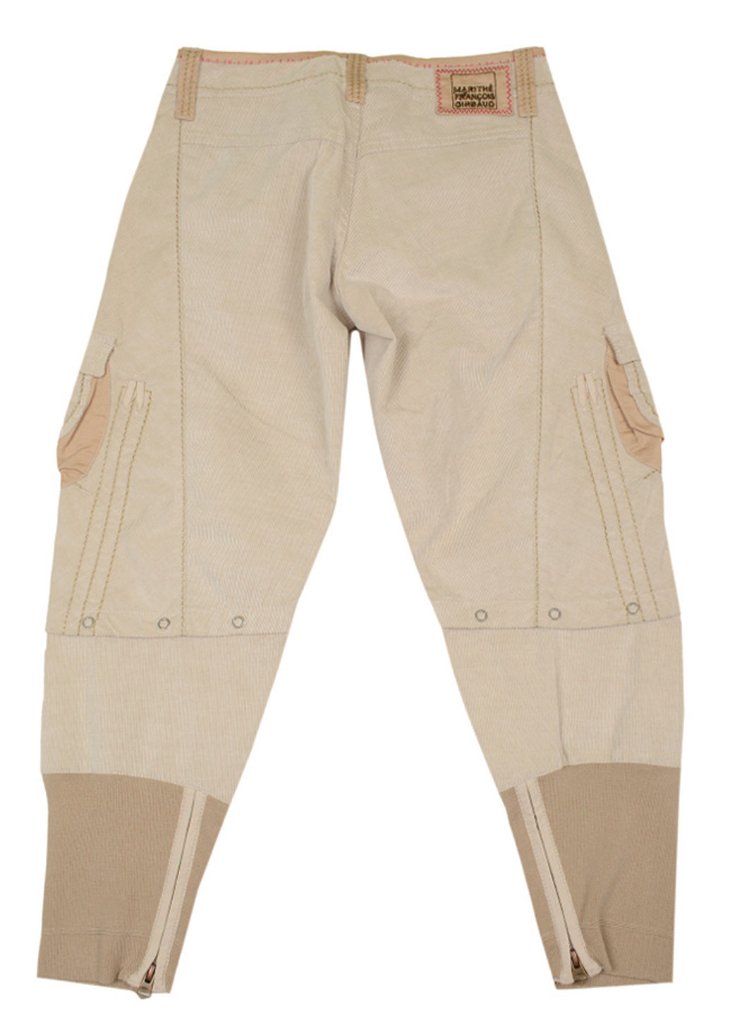 Бежевые кэжуал демисезонные со средней талией брюки Girbaud