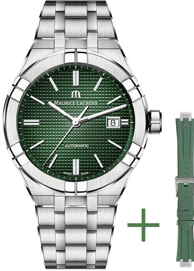 Часы AI6008-SS00F-630-D + рем каучук Maurice Lacroix (253617228)