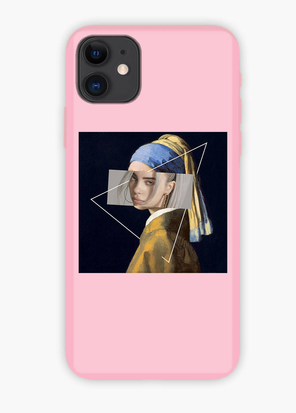 Чехол силиконовый Apple Iphone 11 Билли Айлиш Ренессанс (Billie Eilish Renaissance) Белый (9230-1206) MobiPrint (219333706)