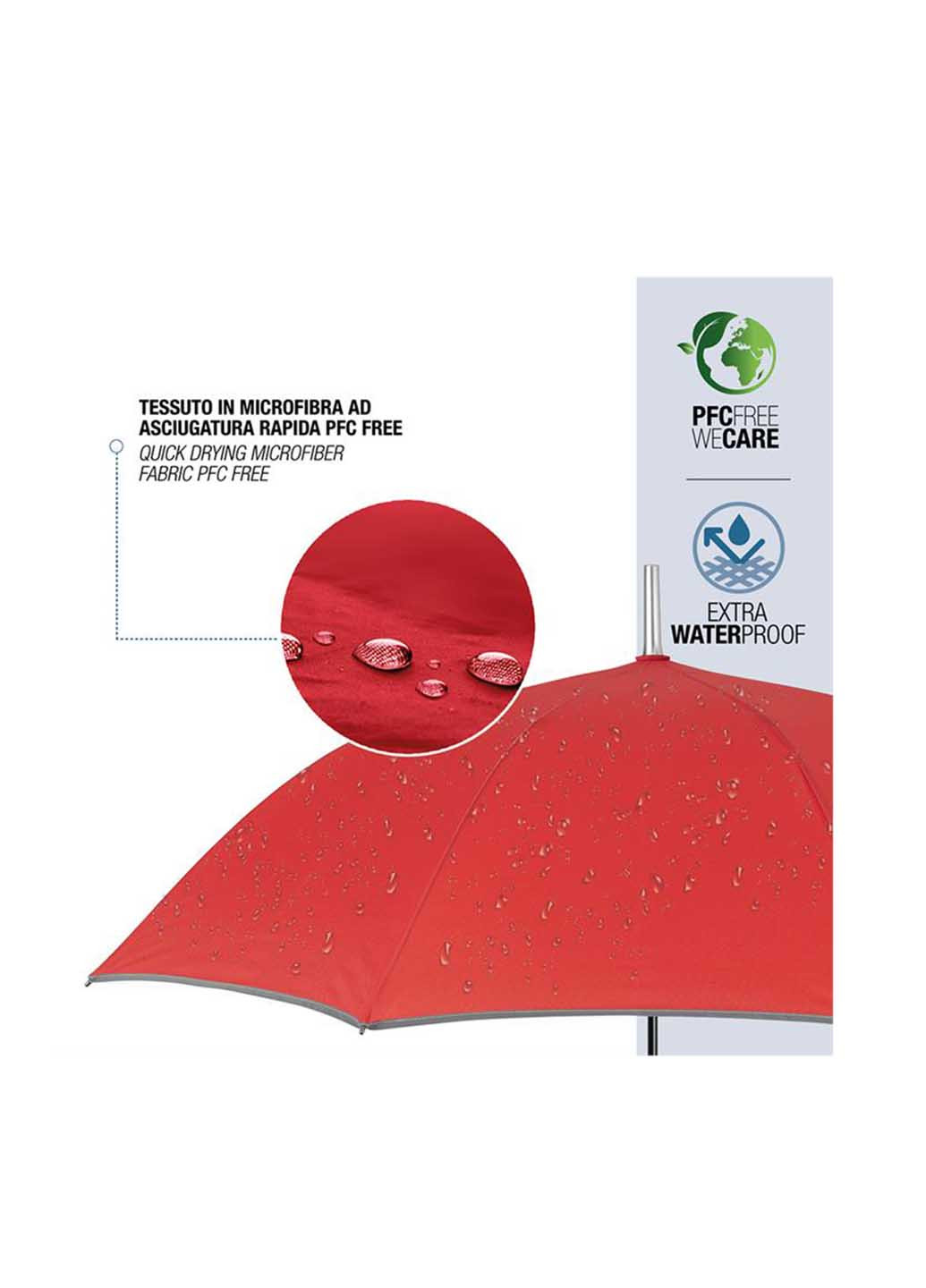Красный зонт Perletti большой система антиветер (363640824)