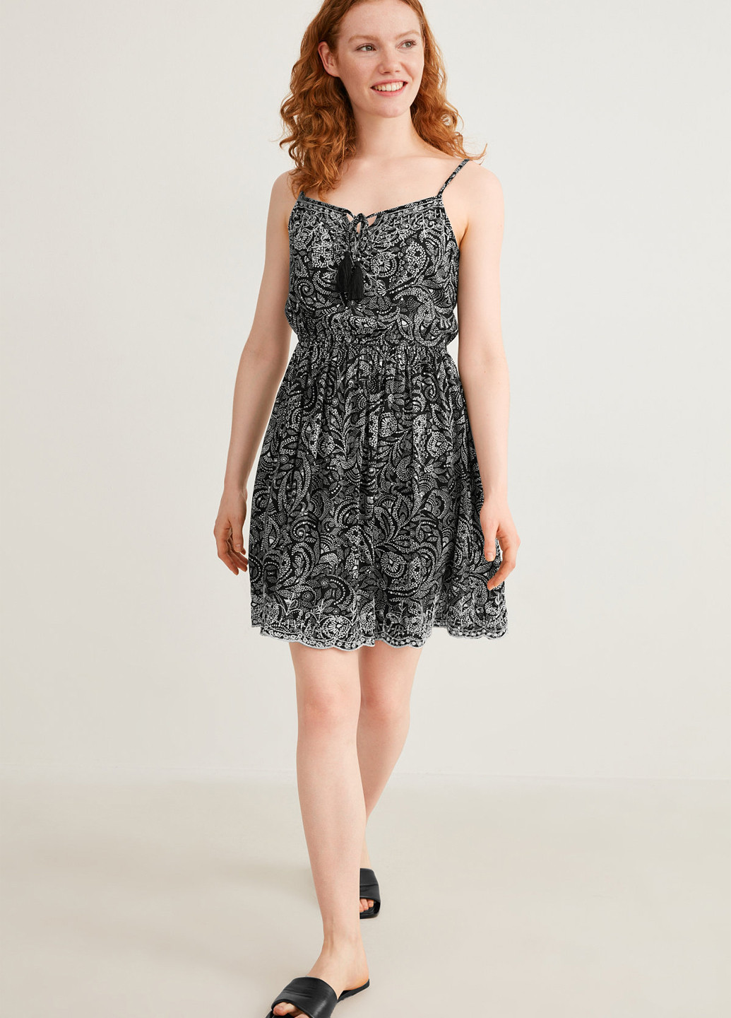 Летний женский сарафан C&A в цветочек