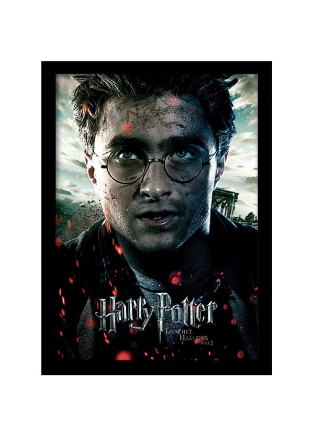 Постер в рамі Harry Potter / Гаррі Поттер (Deathly Hallows Part 2 - Harry) 30 х 40 см Pyramid International (210895201)