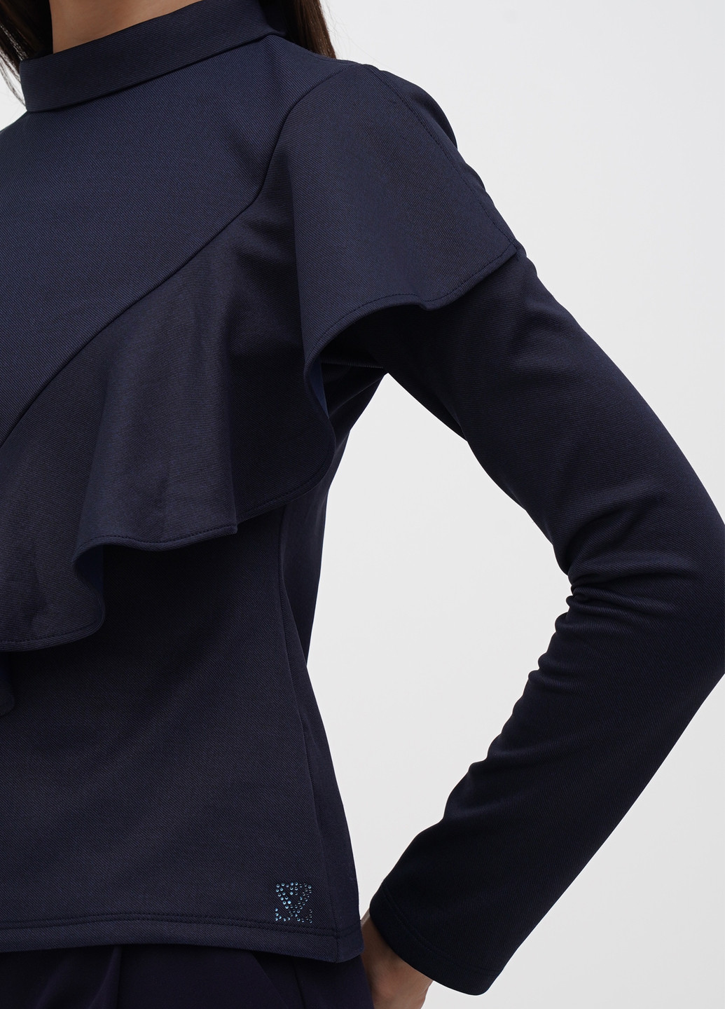 Темно-синя блуза Sassofono