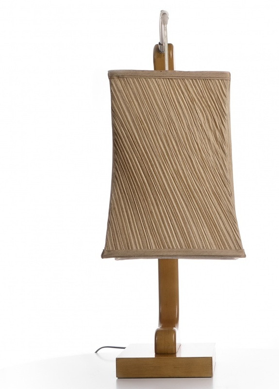 Настільна лампа з дерева з абажуром TL-25 Brille (253881777)